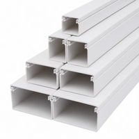 Goulotte de câblage électrique en PVC pour la gestion des câbles dans les bâtiments commerciaux
