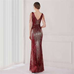 Женское вечернее платье с блестками - Product Image 3