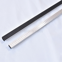 Barre d'espacement en aluminium de haute qualité et fiable, personnalisée pour les fenêtres, les portes et le double vitrage