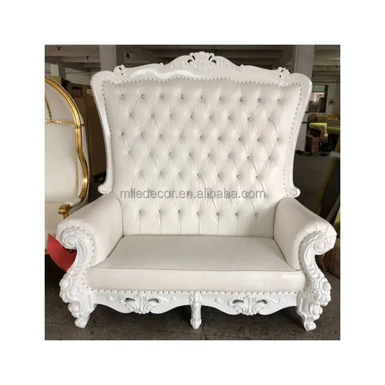 Canapé de luxe du trône Royal pour mariage, chaise du trône de fer pour mariage