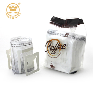 50Pcs/Bag Low MOQ White High Quality Coffee Drip Pouch Coffee Tea Empty Dip Coffee Filter Bag