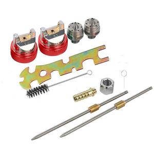 El juego de pistola de pintura en aerosol contiene 3 boquillas de 1,4/1,7/2,0mm y manómetro para pintura de automóviles - Product Image 2