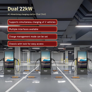 Customize New Energy Vehicles AC All-in-one EV Charger Fast <strong>Charging</strong> <strong>Station</strong> with Advertising Screen for Commercial Outside - Product Image 3