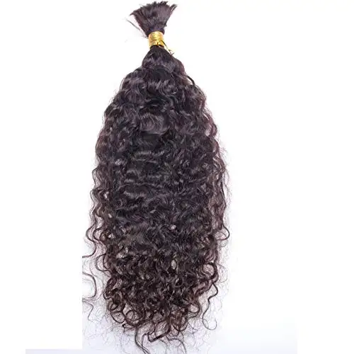 Brazilian Loose Wave Hair Bulk Wet and Wavy Human Hair Bulk For Braiding No Weft Braids Extensions Bundles For Women