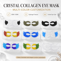 Masque pour les yeux en gel de collagène cristallin rafraîchissant, plusieurs couleurs, léger, facile à utiliser, anti-gonflement, anti-rides, hydratant, convient à tous les types de peau