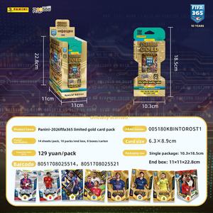 <span class=keywords><strong>Pack</strong></span> de cartes FI-FA 365 Adrenalyn XL 2026 Premium Gold Special Edition par Panini - Cartes à collectionner dorées avec code en ligne - Product Image 6