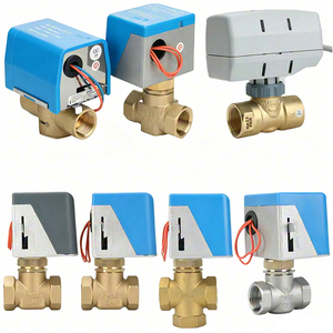 Vanne électrique bidirectionnelle (DN20) pour unités de ventilation de climatisation centralisée / Vanne solénoïde - Product Image 1