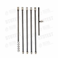 Tarières manuelles pour l'analyse des sols, kits d'échantillonnage de sol, tarière de 5 m avec tube de forage, protection IP55, précision de 0,1 mm