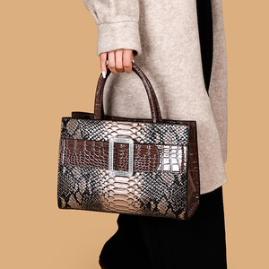 New Luxury Designer Women <b>Handbag</b> Pu Leather Evening Clutch Bags Alligator Pattern Tote Bags for Ladies - Product Image 2
