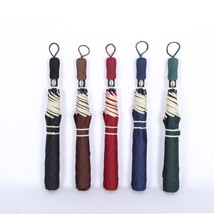 Parasol d'extérieur grand format le plus vendu, <span class=keywords><strong>parapluie</strong></span> de golf <span class=keywords><strong>pliant</strong></span> de couleur unie, <span class=keywords><strong>parapluie</strong></span> surdimensionné automatique pour affaires - Product Image 1