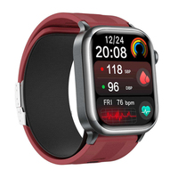 Reloj Inteligente TK66 AMOLED con Bomba de Aire de Goma, Presión Arterial, ECG, Electrocardiograma, Monitoreo, Contestación de Llamadas, SOS, Calendario, 4 Días de Autonomía