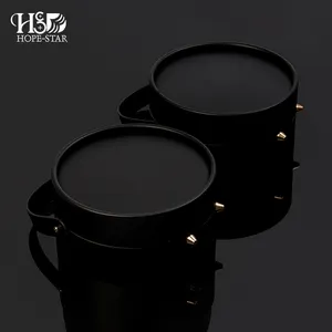 Nhà Sản Xuất Nhà Cung Cấp Vàng Da Sang Trọng Giấy Các Tông Lớn Màu Đen Vòng Hộp Quà Tặng Cho Món Quà - Product Image 1