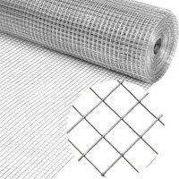 Grillage soudé galvanisé couleur personnalisée pour jardin potager, poulailler, élevage de canards et d'oiseaux – Filet galvanisé multi-usages