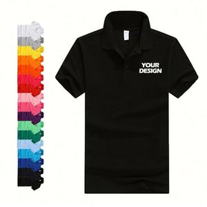Design Polo Shirts Heat Transfers DTG Embroidered Logo Screen Custom Made Polo Shirts - Product Image 3