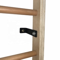 Barre de gymnastique murale en bois multifonctionnelle pour la maison, l'équipement de physiothérapie et les entraînements polyvalents, échelle suédoise