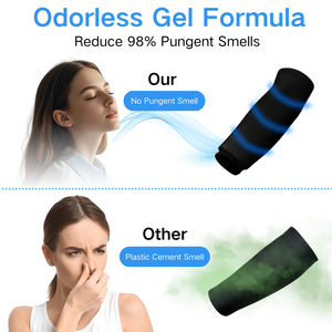 Penawaran Spesial Pereda Nyeri Otot Pegal Terapi Panas Dingin Kompresi yang Dapat Digunakan Kembali Bahan Kain Leica Gel Pack Sarung Es untuk Siku/Lutut/Pergelangan Tangan/Pergelangan Kaki - Product Image 3