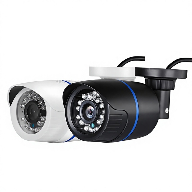 TVI/CVI/AHD CMOS Camera Coaxial 1080P 5MP Infrared IP66 Waterproof with All-in-One Bracket Night Vision