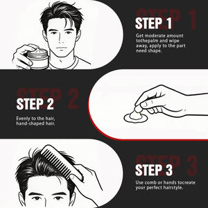 Cire coiffante mate à base d'eau pour le contrôle des bords, formule personnalisée sous marque privée, argile coiffante mate avec logo personnalisé - Product Image 6