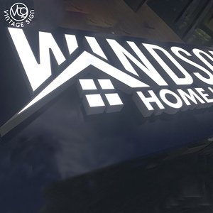 Lettres lumineuses LED frontales personnalisées blanc éclatant pour enseignes de devanture de magasin professionnel Windsor Home Lending - Product Image 2