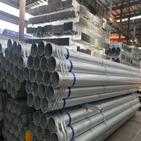 Tuyau en acier galvanisé à chaud Z80 ASTM A135 A795 ASTM A53, tuyau en acier pour serre, tuyau en acier pour structure 1 1/2 pouces