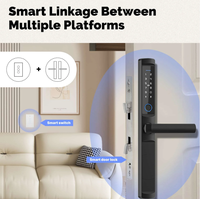 Interruptor de Luz Inteligente Moderno Matter, Estándar Estadounidense, Interruptor de Pared Táctil WiFi, Compatible con Apple Home, HomeKit, Alexa, Google, Tuya
