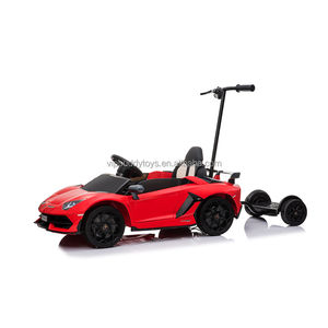 VIP BUDDY unisexe <span class=keywords><strong>12V</strong></span> sous licence Lamborghini <span class=keywords><strong>Aventador</strong></span> SVJ alimenté par batterie télécommande voiture à pédales nouveau bébé jouet - Product Image 5