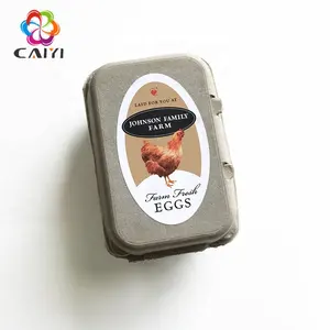 Self-adhesive Egg Shell Stickers Egg Shell Label Eggshell Stickers