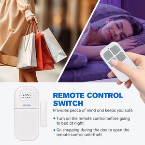 Allarme Wireless per Porte e Finestre con Luci LED, Sirena da 130dB, Portata di 25m, Dissuade i Ladri dall'Entrare - Product Image 3