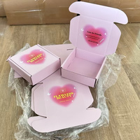Boîtes d'expédition personnalisées avec impression de logo, double impression, luxe, pliables, en papier