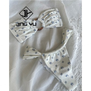 Fabricante de Bikinis, Bikini Micro Estampado de Verano de Alta Calidad, Conjunto de Traje de Baño de Nailon Reciclado Personalizado - Product Image 3