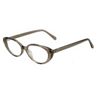 MS 26005 Nouvelles lunettes optiques vintage ovales en acétate de haute qualité, lunettes anti-lumière bleue, monture haut de gamme unisexe