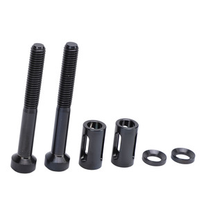 <span class=keywords><strong>2</strong></span> ensembles de supports pour ordinateur de vélo, vis de fixation allongées en alliage de Ti, vis allongées pour support d'ordinateur de vélo, noires - Product Image 5
