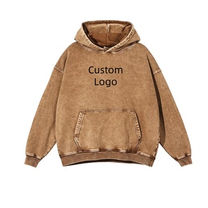 Sudaderas con Capucha Unisex de Corte Regular para Otoño e Invierno, de Algodón Ecológico Grueso, con Cierre, Personalizadas ODM, al por Mayor, a la Moda - Product Image 1
