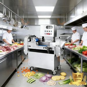Machines commerciales multifonctionnelles <span class=keywords><strong>de</strong></span> coupe <span class=keywords><strong>de</strong></span> <span class=keywords><strong>feuilles</strong></span> et <span class=keywords><strong>de</strong></span> fruits <span class=keywords><strong>de</strong></span> légumes <span class=keywords><strong>de</strong></span> Cuber <span class=keywords><strong>de</strong></span> coupe <span class=keywords><strong>de</strong></span> racine <span class=keywords><strong>de</strong></span> Double tête pour le moteur <span class=keywords><strong>de</strong></span> Com - Product Image 2