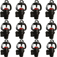 Micro-asperseur à compensation de pression 100 L/h, filetage NPT mâle 1/2 pouce, anti-colmatage, rétractable, pour irrigation