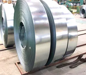 0.8mm lebar 30mm-850mm galvanis Z40g strip coil/gi steel strip/galvanis baja slitted coil