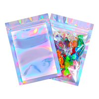 Pochette holographique en plastique à sceller Laserself de 14*20cm pour les étuis de téléphone de bijoux avec tailles perforées de 7.5*10cm 9*12cm 10.5*1512*20cm