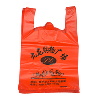 Merci T Shirt Bags sacs en plastique sacs d'épicerie personnalisés blanc sacs De marchandises à poignée robuste