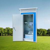 Toilettes portables modernes en gros d'usine avec douche pour appartement, conteneur de toilettes publiques mobiles écologiques