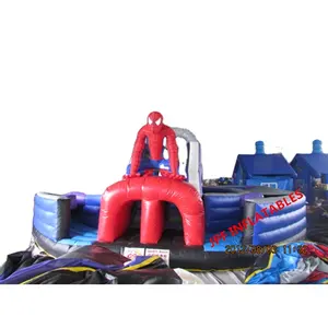 蜘蛛侠充气娱乐城，室内充气游乐场，儿童充气娱乐城游乐园