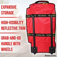 Échantillon Gratuit - Sac de Pompier Léger et Réfléchissant Jaune à Fermeture Éclair, Séchage Rapide, Qualité Supérieure, Idéal pour les Interventions de Secours - Vente Chaude