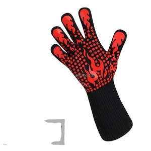 Gants en silicone ignifuges de qualité alimentaire, résistants à la chaleur, pour barbecue, four, gants de sécurité pour les travailleurs, résistants aux coupures, mitaines de four - Product Image 3