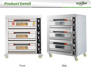 Four à sole électrique professionnel pour <span class=keywords><strong>boulangerie</strong></span> avec cuiseur vapeur - Product Image 4