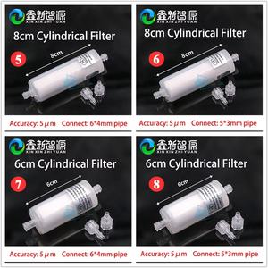 Solvent silindirik mürekkep filtresi 5 mikron 10 mikron Konica Xaar Infiniti Infiniti Allwin Myjet mürekkep püskürtmeli yazıcı için uzun filtre - Product Image 5