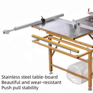 Bán buôn wj125 hot-bán trượt bảng <span class=keywords><strong>Saw</strong></span> ngang ván ép & gỗ máy cắt với Core Bảng điều khiển động cơ đã thấy máy - Product Image 4