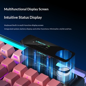 Clavier à sensation mécanique à trois modes, filaire, sans fil, Bluetooth, pour jeux et bureau, pour ordinateur portable et ordinateur de bureau, vente en gros - Product Image 3