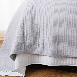 Ensemble de literie en coton floral 3 pièces pour lit queen size, doux, épais, chaud, toutes saisons, personnalisé pour cabane, chalet, maison - Product Image 5