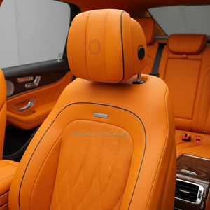 Fundas de Asiento de Cuero Napa de Lujo Relyauto <span class=keywords><strong>para</strong></span> Mercedes Clase G G Wagon W463 W464 - Mejora del Interior, Asientos de Coche Modificados - Product Image 2