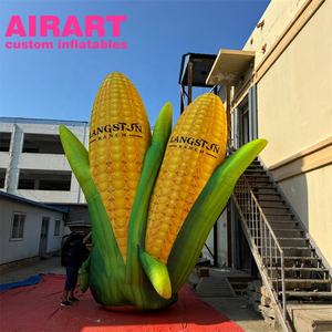 مصنع مخصص 6 أمتار إضاءة مزرعة ذرة قابلة للنفخ والأكثر مبيعًا كوز ذرة قابل للنفخ - Product Image 1
