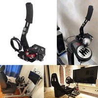 Sistema de frenos Logitech de alta calidad, Sensor Hall de 16 bits, Sim de freno de mano Usb con palanca de cambios 6 + R para juegos de carreras G25/27/29 T300 T500